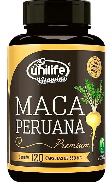 Maca Peruana Negra 120 Caps 500mg - Bionutri