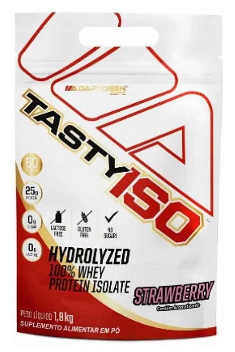 Tasty Iso Bag 1,8 kg  - Whey Protein isolado, concentrado e Hidrolisado - Adaptogen