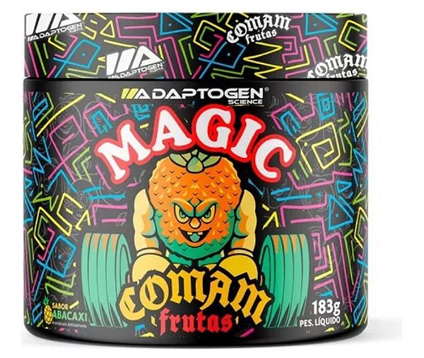 Pré Treino Magic Comam Frutas 183g - Adaptogen Pre treino