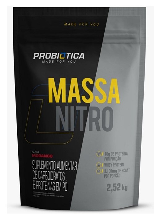 Massa Nitro Hipercalorico mass 2,5 kg  Probiótica