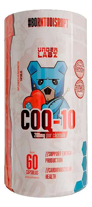 Coenzima Q10 200mg- 60 capsulas Under Labz