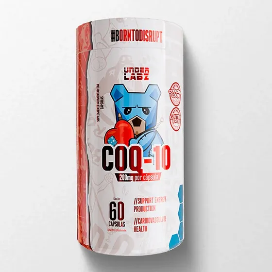 Coenzima Q10 200mg- 60 capsulas Under Labz