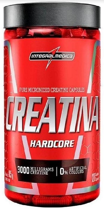 Creatina Hardcore 120 capsulas - Integralmedica