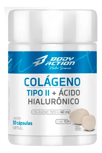 Colageno tipo II + acido hialuronico - Bodyaction 30caps