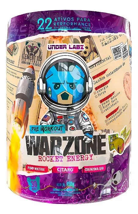 Warzone Rocket Energy 450g - Under Labz