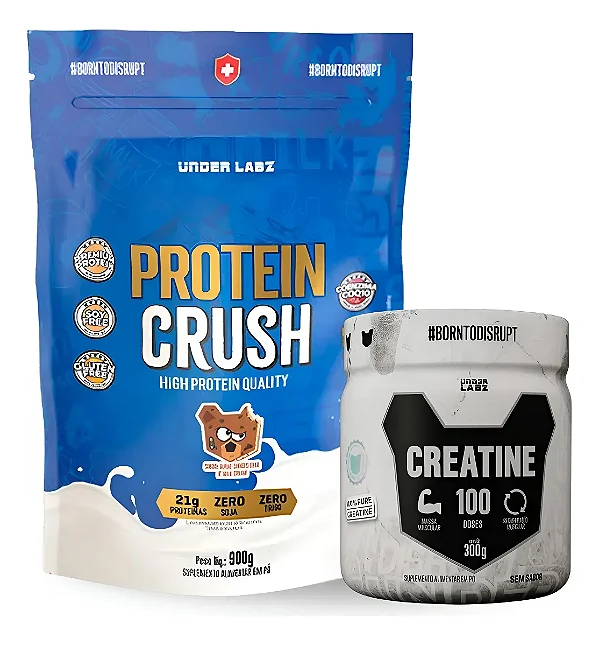 Kit Under Labz - Protein Crush + Creatina pura