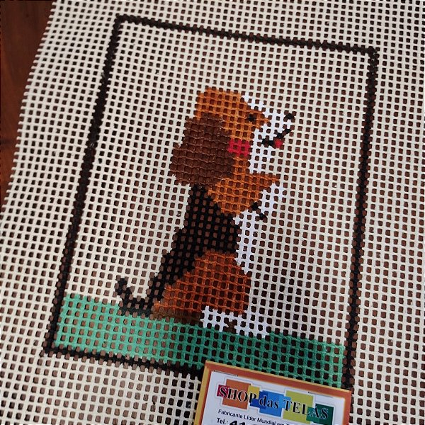 Tela para Bordar – Cachorro