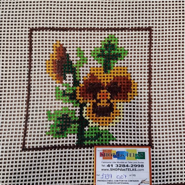 Tela para Bordar – Amor Perfeito 1739