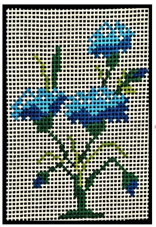 Tela para Bordar – Centáurea 1033