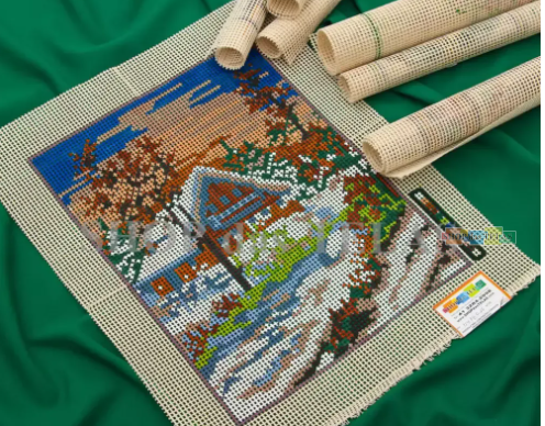 Tela para Bordar – Casa de Inverno