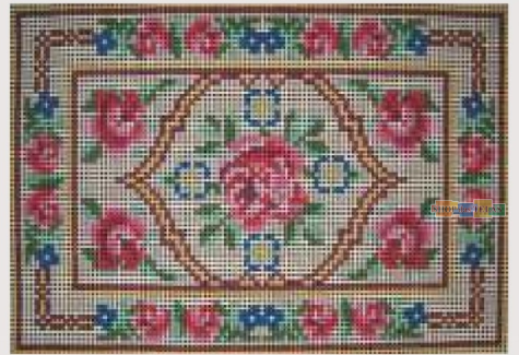 Tela para Bordar – Tapete Floral 3812