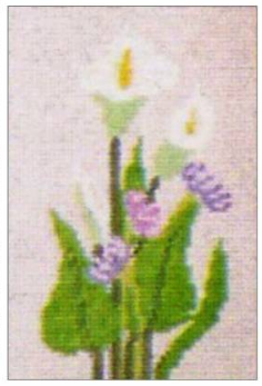 Tela para Bordar – Mix de flores 11185