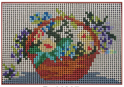 Tela para Bordar – Cesta de flores 11807