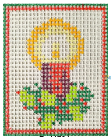 Tela para Bordar – Vela de Natal 11731