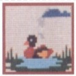 Tela para Bordar – Patinho na lagoa 1895