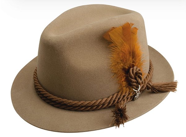 Chapéu Aveludado Marcatto Bege Camel