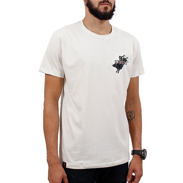 Camiseta Masculina Peão Off White Especial Stouro