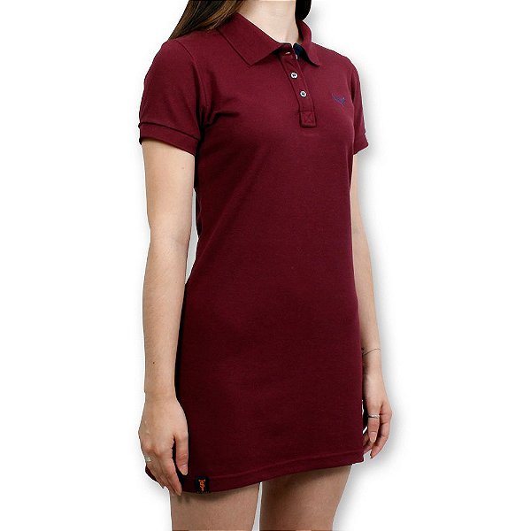 Vestido Polo Stouro - Vinho