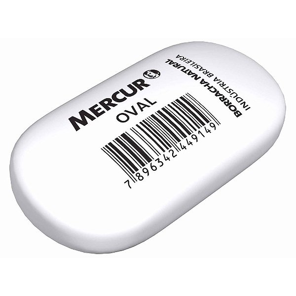 Borracha Escolar - Oval - Mercur.