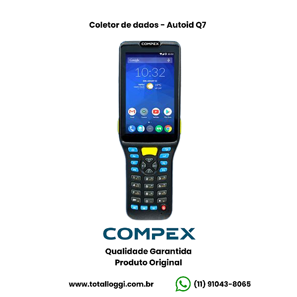COLETOR DE DADOS AUTOID Q7