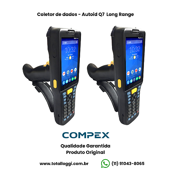 Coletor de dados Autoid Q7 Long Range