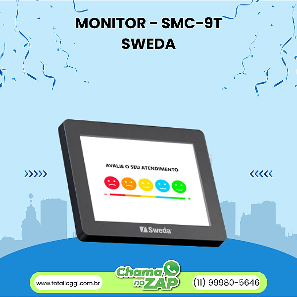 Monitor Cliente Touch SMC-9T - SWEDA