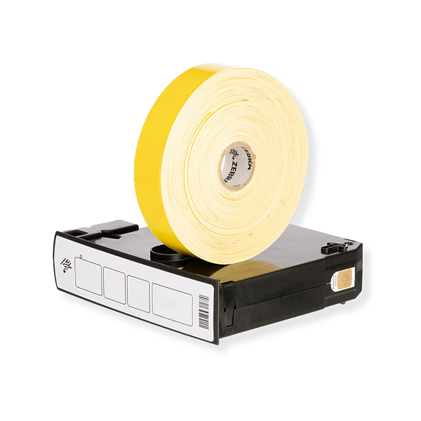 Pulseira Zebra Amarela - Part Number 10006995-7K - Protocolo de Manchester