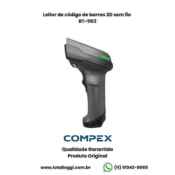 Leitor de código de barras 2D sem fio BT-1162