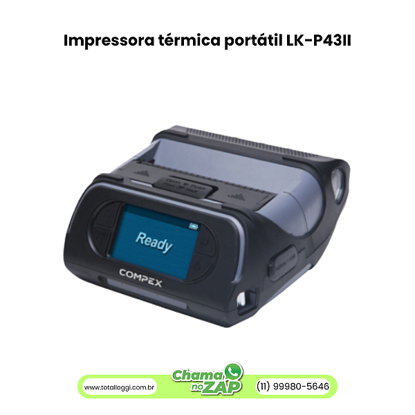 Impressora térmica portátil LK-P43II