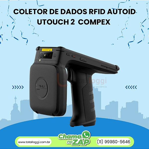 Coletor de dados RFID Autoid UTouch 2