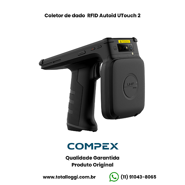 Coletor de dados RFID Autoid UTouch 2