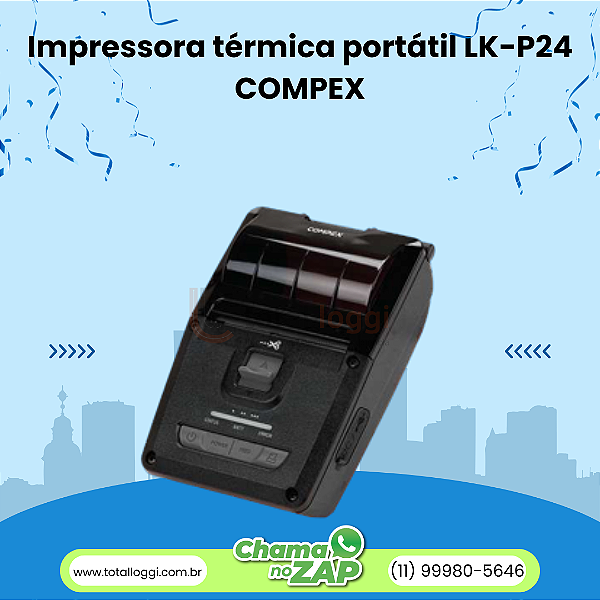 Impressora térmica portátil LK-P24