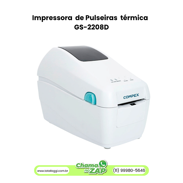 Impressora de Pulseiras Térmica GS-2208D