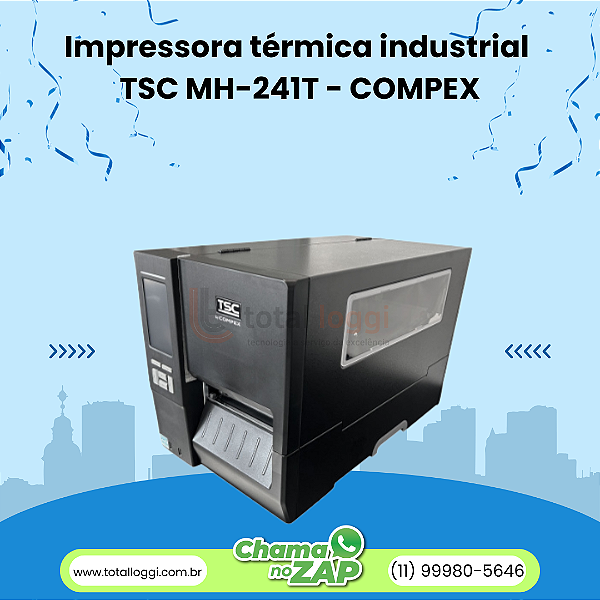 Impressora térmica industrial TSC MH-241T