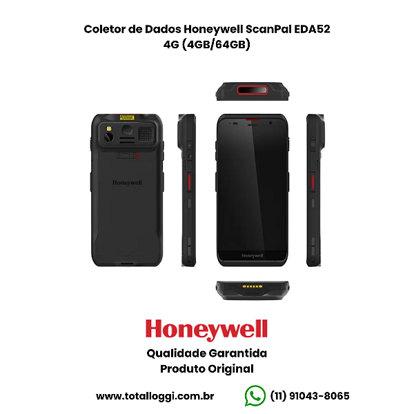 Coletor de Dados Honeywell ScanPal EDA52 4G (4GB/64GB)