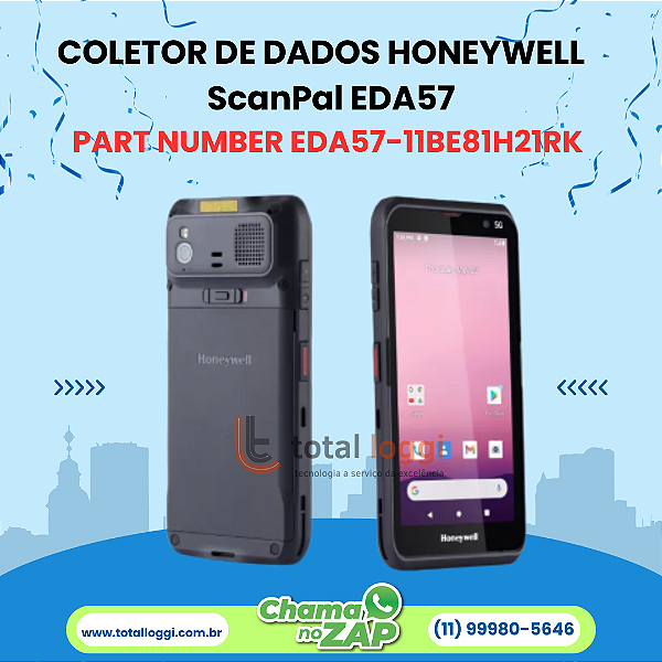 Coletor de Dados Honeywell ScanPal EDA57 5G (6GB/128GB)
