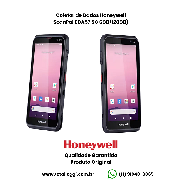 Coletor de Dados Honeywell ScanPal EDA57 5G (6GB/128GB)