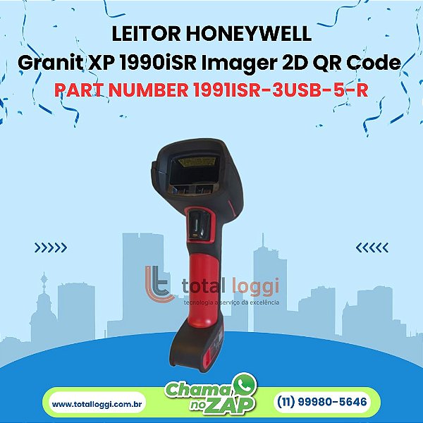 Leitor Honeywell Granit XP 1991iSR (Leitor Sem Fio Imager 2D - USB)