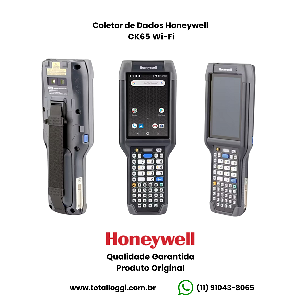 Coletor de Dados Honeywell CK65 2D QR Code Imager
