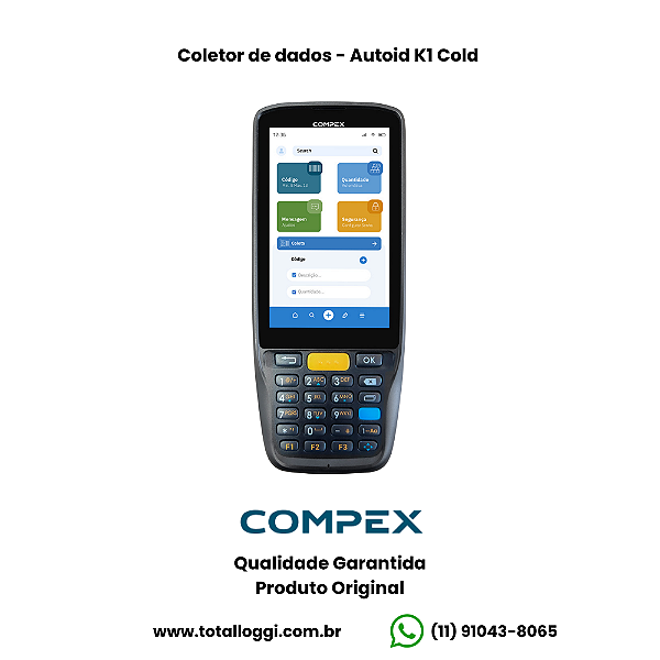 Coletor de dados K1 Cold