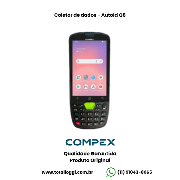 Coletor de dados Autoid Q8