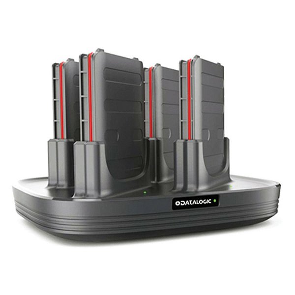 Carregador de Bateria Datalogic para Coletor Memor 10 e Memor 11 - 4 Posições (Necessário Fonte e Cabo AC)