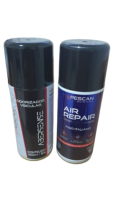 KIT 2 Odorizador Automotivo Pescan ABERSENSE E FIGO  100ML