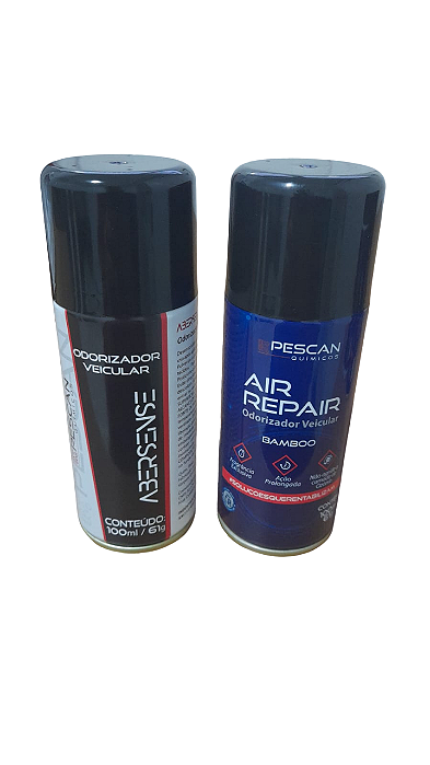 KIT 2 Odorizador Automotivo Pescan ABERSENSE E BAMBOO 100ML