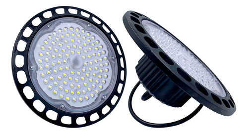 Luminária Industrial 150W Led Ufo Branco Frio 6000k HighBay