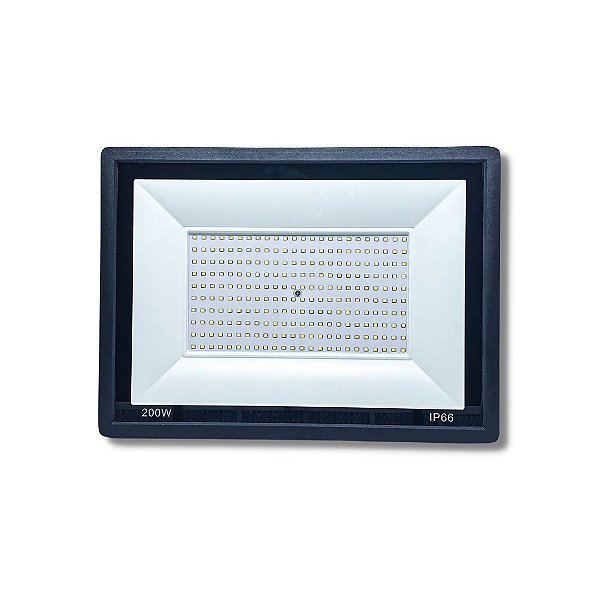 Refletor Holofote Led SMD 200W IP66 Bivolt Potência Real