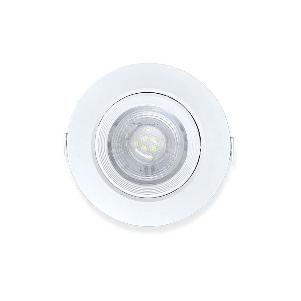 Spot Led Embutido 7W Bivolt | Redondo | 3000K - 4000K