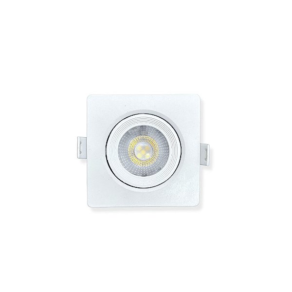 Spot Led Embutido 5W Bivolt | Quadrado | 4000K | 6000K