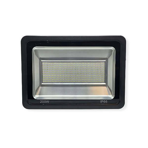 Refletor Holofote Led SMD 200w IP66 Bivolt Potência Real