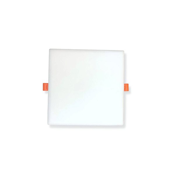 Painel Plafon de Led 24W Quadrado De Embutir Borda Infinita